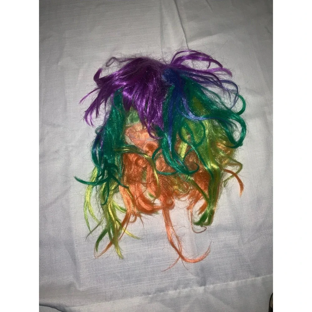 Halloween‎ Rainbow Wig Colorful Costume Cosplay Party Funky Hair women's